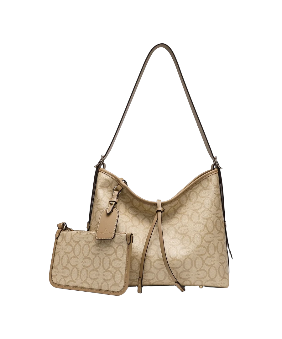 Monogram Shoulder Bag with Pouch